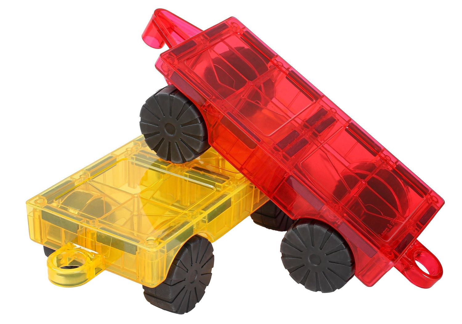Learn and Grow Magnetic Tiles - Car Base Pack (2 Piece)