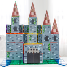 Load image into Gallery viewer, Learn &amp; Grow Toys - Magnetic Tile Topper - Castle Pack (40 Piece) PRE-ORDER
