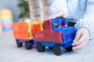 Learn & Grow Toys - Magnetic Tiles - Car Pack (28 Piece)