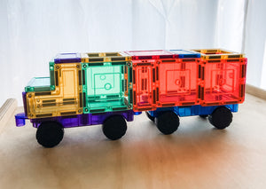 Learn & Grow Toys - Magnetic Tiles - Car Pack (28 Piece)
