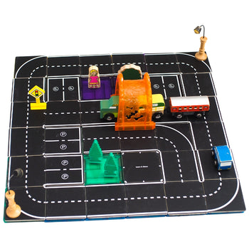 Learn & Grow Toys - Magnetic Tile Topper - Road Pack (40 Piece) PRE-ORDER