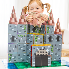 Load image into Gallery viewer, Learn &amp; Grow Toys - Magnetic Tile Topper - Castle Pack (40 Piece) PRE-ORDER
