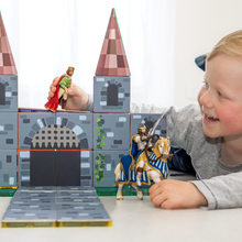 Load image into Gallery viewer, Learn &amp; Grow Toys - Magnetic Tile Topper - Castle Pack (40 Piece) PRE-ORDER
