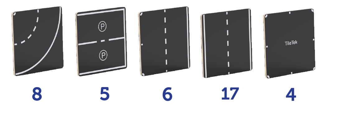 40 Piece Tile Topper - Road Pack
