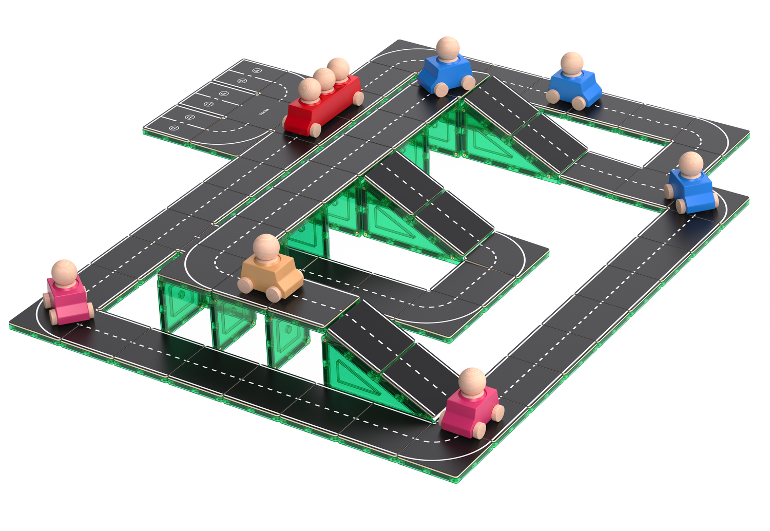 40 Piece Tile Topper - Road Pack