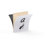 tile topper with black ant illustrations on a white background