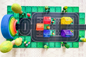 Learn & Grow Toys - Magnetic Tile Topper - Road Pack (40 Piece) PRE-ORDER