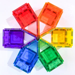 Learn & Grow Toys - Magnetic Tiles - Small Square Pack (36 Piece)