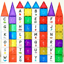 Load image into Gallery viewer, Learn &amp; Grow Toys - Magnetic Tile Topper - Alphabet Upper Case Pack (40 Piece)
