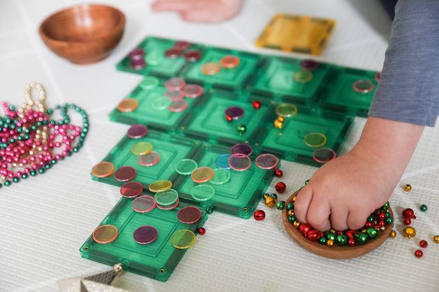 Learn & Grow Toys - Metal Rimmed Counting Chips