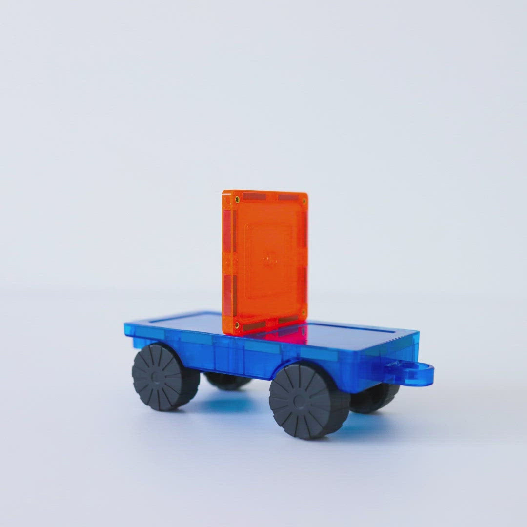 Learn & Grow Toys - Magnetic Tiles - Car Pack (28 Piece)