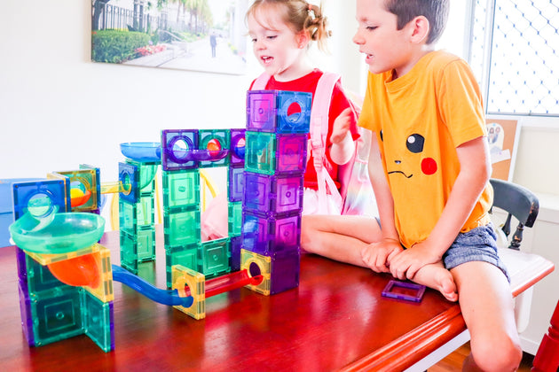 Learn and Grow Toys - Magnetic Ball Run - Expansion Pack (88 Piece)