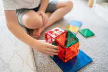 Load image into Gallery viewer, Magnetic tile house - Learn and Grow Magnetic Tiles - 110 piece set
