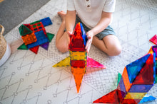 Load image into Gallery viewer, Rocket ship  from Learn and Grow Magnetic Tiles - 64 piece set
