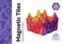 Load image into Gallery viewer, Learn &amp; Grow Toys - Magnetic Tiles - Geometry Pack (36 Piece)
