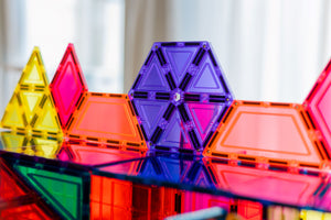 Learn & Grow Toys - Magnetic Tiles - Geometry Pack (36 Piece)