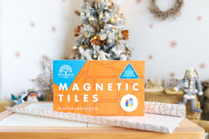 Learn & Grow Toys - Magnetic Tiles - Builders Pack (110 Piece)