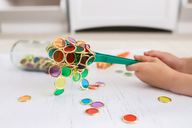 Learn & Grow Toys - Metal Rimmed Counting Chips