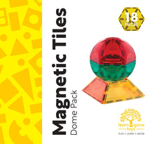 Load image into Gallery viewer, Learn &amp; Grow Toys - Magnetic Tiles - Dome Pack (18 Piece)
