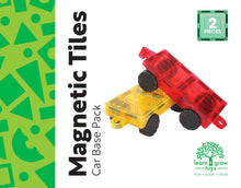 Load image into Gallery viewer, Learn &amp; Grow Toys - Magnetic Tiles - Car Base Pack (2 Piece)

